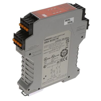 Omron G9SX-BC202-RT Safety Controller Module 24VDC DIN Rail Mount