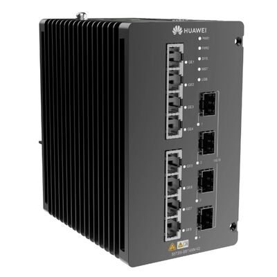 Huawei CloudEngine S5735I-S8T4XN-V2 Industrial Layer 3 Switch | 8×GE RJ45 + 4×10GE SFP+ DIN-Rail Managed Ethernet Switch