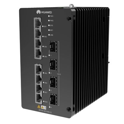 Huawei CloudEngine S5735I-S8T4XN-V2 Industrial Layer 3 Switch | 8×GE RJ45 + 4×10GE SFP+ DIN-Rail Managed Ethernet Switch