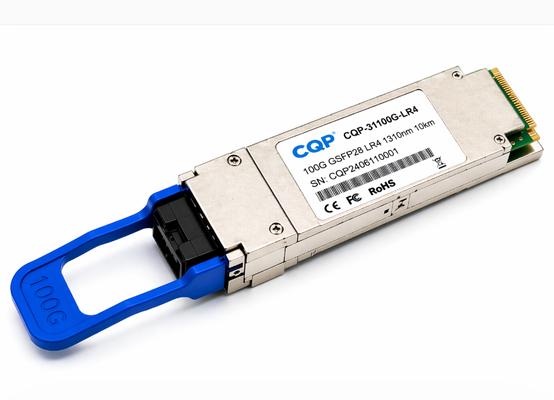 CQP-31100G-LR4 100G QSFP28 LR4 Optical Transceiver | 10km SMF LC Module | Optische Transceiver Solution
