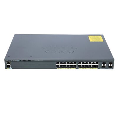WS-C2960X-24TS-L, Cisco Catalyst Switch, 24x10/100/1000T, 4xSFP, LAN Base