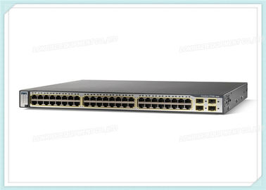 WS-C3750G-48TS-E Cisco Fiber Optic Switch 48 10/100/1000T + 4 SFP + IPS Image