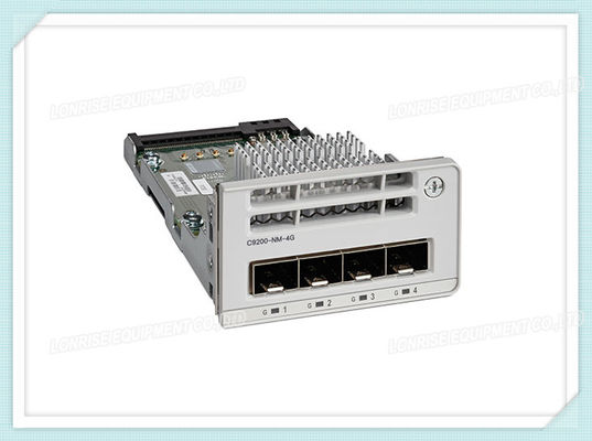 C9200-NM-4G, Cisco Catalyst 9200 Network Module, 4x1GE ports, Plug-in module, No fan required