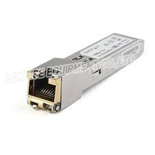 GLC - TE 1000BASE - T SFP Transceiver Module  supports up to 100m link lengths over a copper connection via a RJ-45 connector
