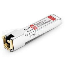 GLC - TE 1000BASE - T SFP Transceiver Module  supports up to 100m link lengths over a copper connection via a RJ-45 connector