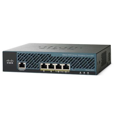 AIR-CT2504-50-K9, Cisco 2500 Wireless Controller, 50 AP licenses/4xGE ports/RF management