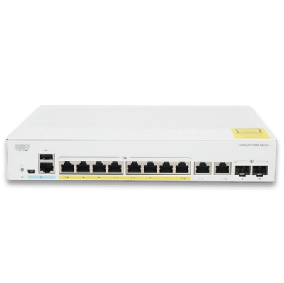C1200-8T-E-2G Cisco Switches 8x 10/100/1000  Ports   2x Gigabit Copper/SFP Combo Ports Rack-mountable
