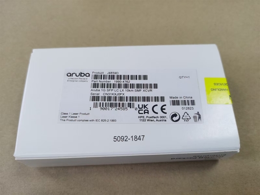 J4859D Aruba 1G SFP Aruba Transceivers Aruba 1G SFP LC LX 10km SMF Transceivers
