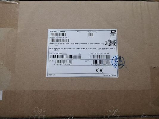 USG6555F-AC  Huawei USG6555F-AC Firewall USG6555F AC Host (2*GE RJ45 + 8*GE COMBO + 2*10GE SFP+, 1 AC Power Supply) 