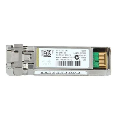 Cisco SFP-10G-LR=    10GBASE-LR SFP+ Transceiver Module (1310nm 10km SMF LC DOM)